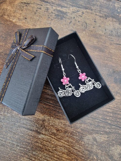 Handmade Motorbike Earrings - Image 7