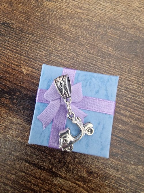 Handmade Motorbike charm vespa/ biker earrings/ biker babe/ motorcycle earrings/ motorbike/ stocking filler/novelty/funny//Birthday present.1