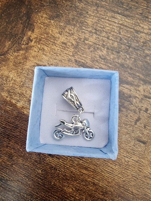 Handmade Motorbike charm sportbike/ biker earrings/ biker babe/ motorcycle earrings/ motorbike/ stocking filler/novelty/funny//Birthday present.1