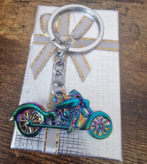 Classic Motorbike multicolour keyring - Image 3