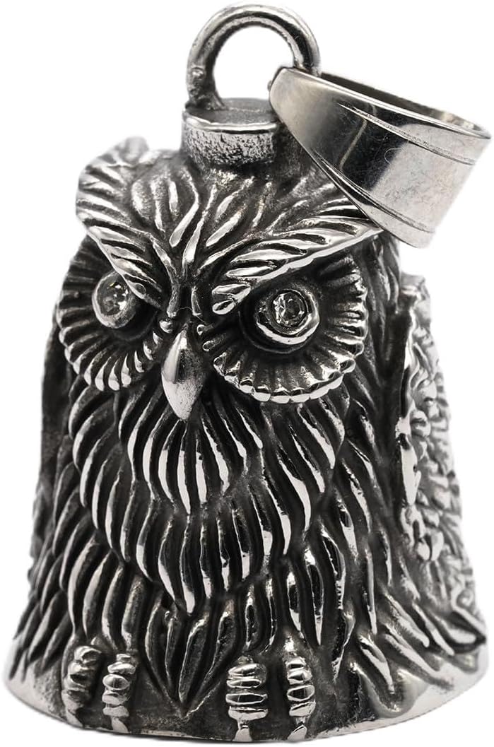 Guardian bell, gremling bell, motorbike bell, motorcycle bell Owl