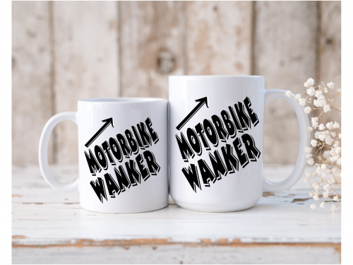female riders, lady biker, biker chick, girl keyring, biker, motorbike, motorcycle keyring, mug, biker, Motorbike wanker personalised mug 2
