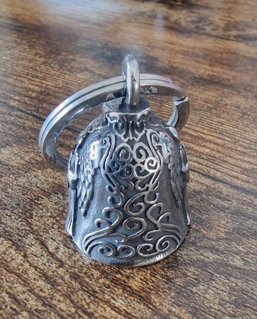 Guardian bell angel, gremling bell, good luck bell, good luck charm bell, motorbike bell, motorcycle bell 1