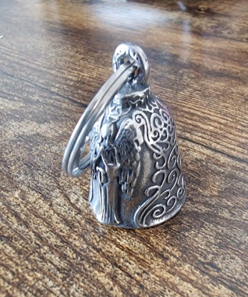 Guardian bell angel, gremling bell, good luck bell, good luck charm bell, motorbike bell, motorcycle bell 2