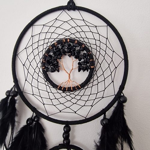 Dream Catcher Three Of Life - Black