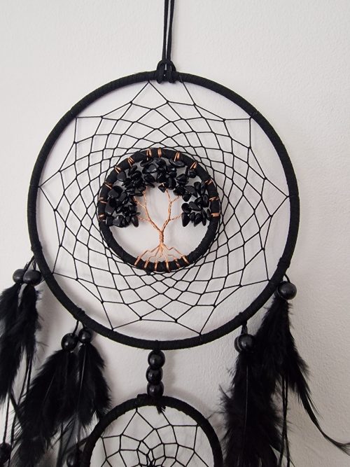 Dream Catcher Three Of Life - Black
