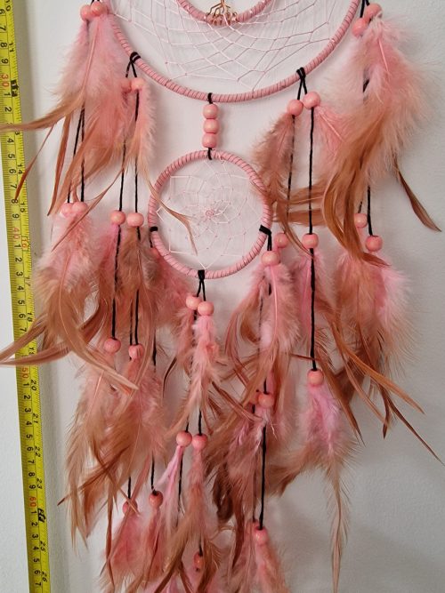 Dream Catcher Three Of Life - Soft Pink - Image 3