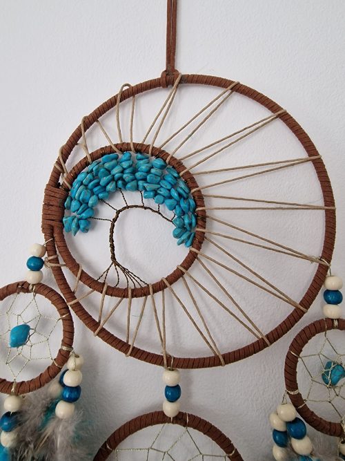 Dream Catcher Three Of Life - Earth Blue - Image 5