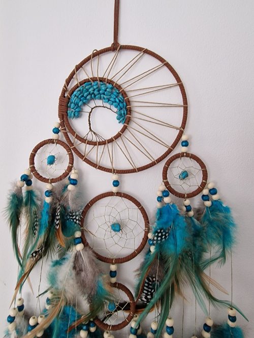 Dream Catcher Three Of Life - Earth Blue - Image 3