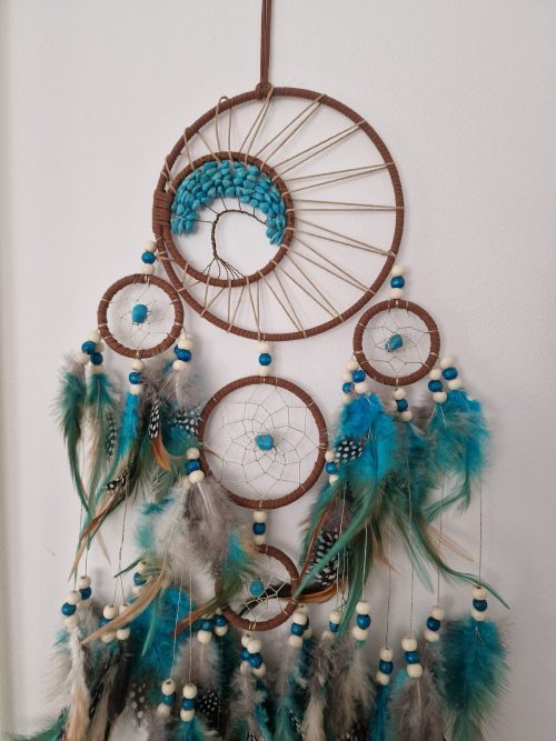 Dream Catcher Three Of Life - Earth Blue