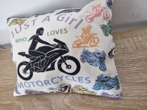 Just a Girl Who Loves Motorcycles Cosmetic Travel Bag 5
